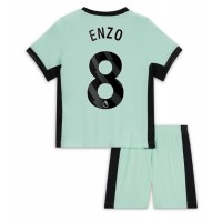 Chelsea Enzo Fernandez #8 Rezervni Dres za djecu 2023-24 Kratak Rukav (+ Kratke hlače)